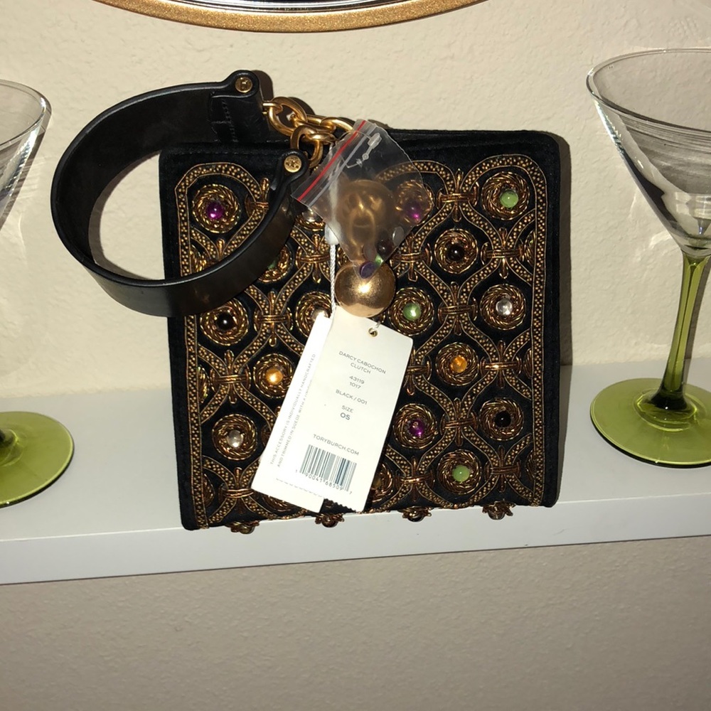 Tory Burch Darcy Embellished Clutch - Picture 3 of 4